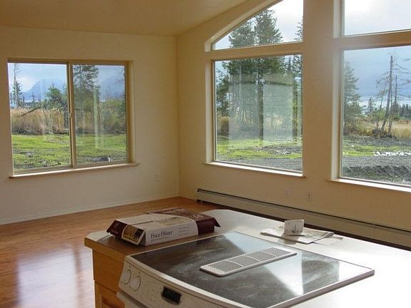 kitchen to living area