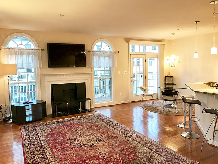 Living room with natural lighting