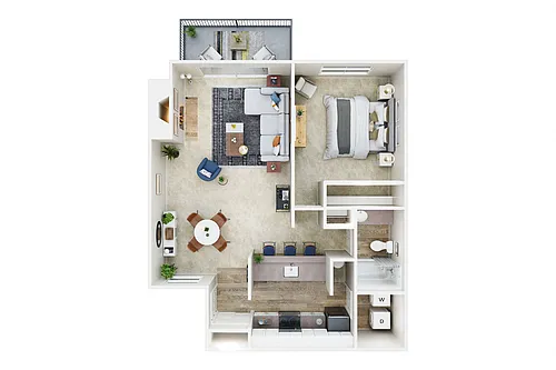 Floor plan 1C
