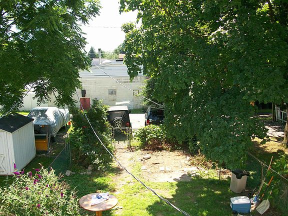 Fenced-in yard with two off-street parking spaces