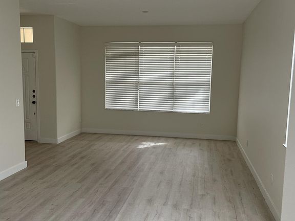 living room / dining room and front entry
