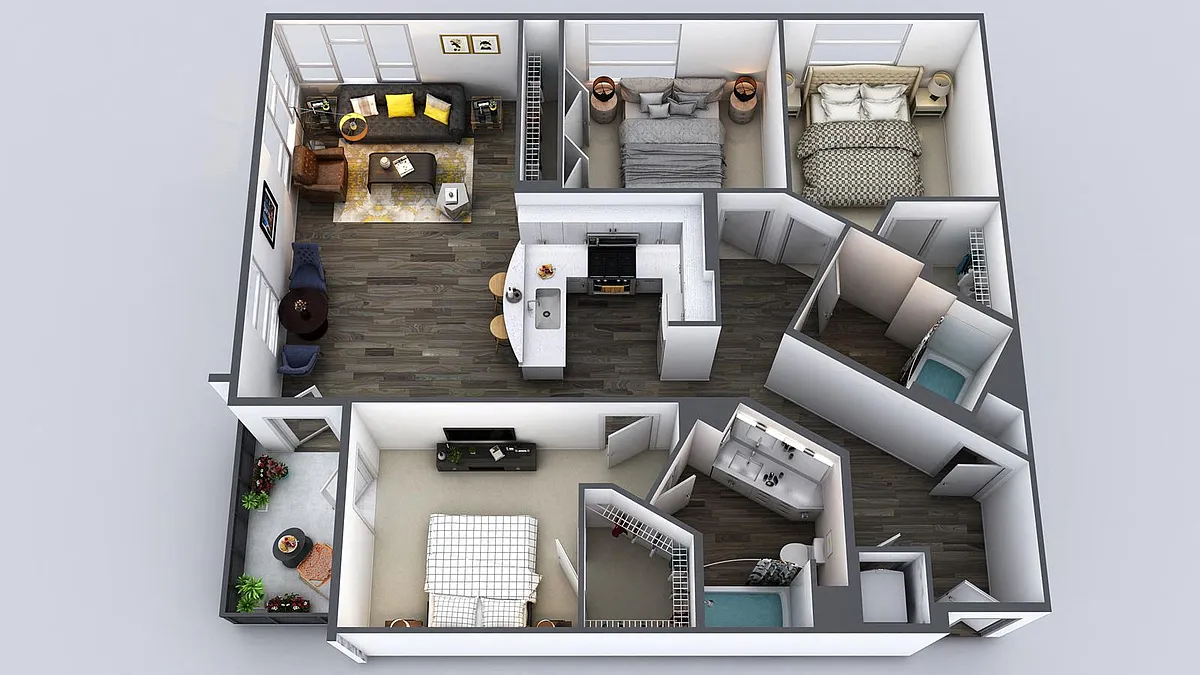 Floor plan D1