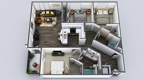 Floor plan D1