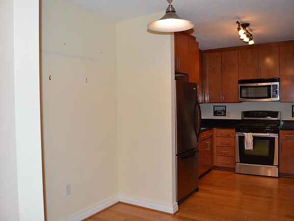 Kitchen with stainless steel appliances and the breakfast no