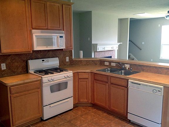 Kitchen has new appliances and plenty of counter space to help you prepare a four course gourmet meal.