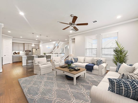 Bright open floorplan