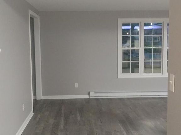 Entryway looking out onto Cayuga St