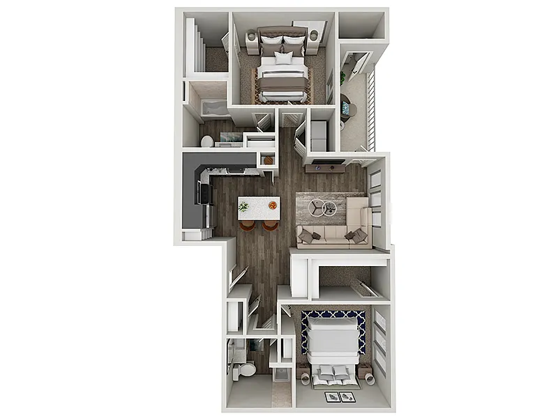 Floor plan 2X2-1099