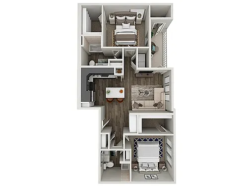 Floor plan 2X2-1099