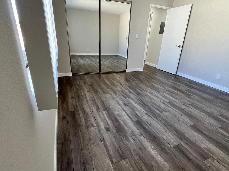 Spacious guest bedroom