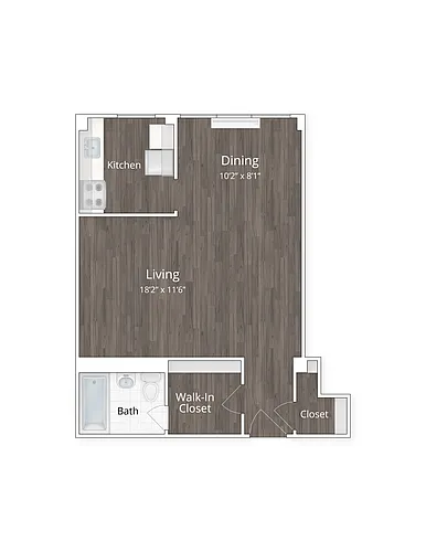 Floor plan Studio