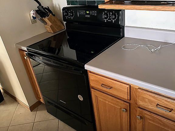 New Amana stove