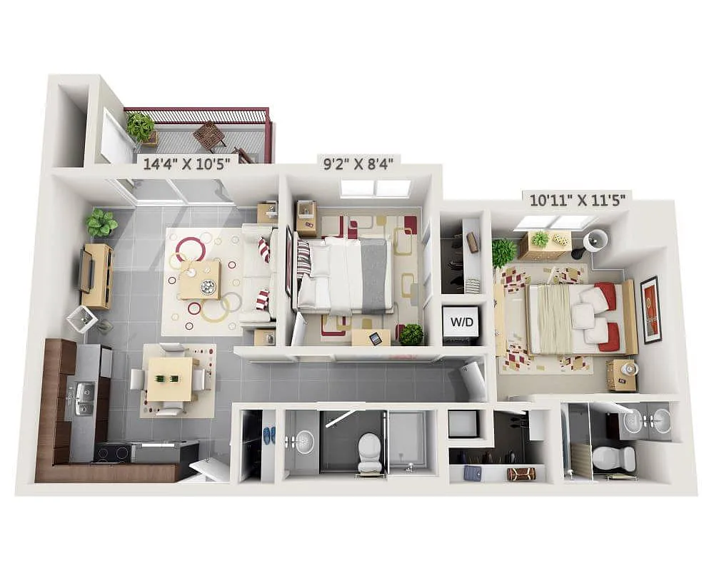 Floor plan Coronado (B2A)