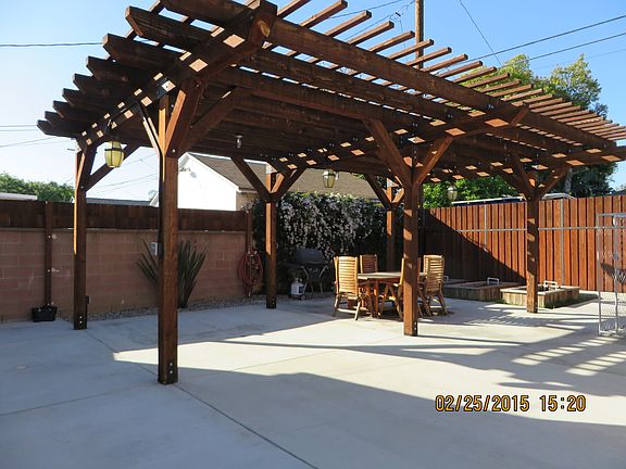 Tall Covered Pergola