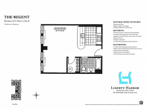 Floor plan 30 REGENT-STUDIO PLAN K