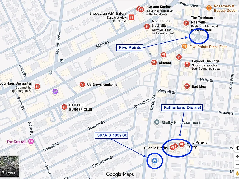 Prime East Nashville location with easy walkability to Five Points and the Fatherland District_enjoy top dining, coffee, and nightlife just steps away.