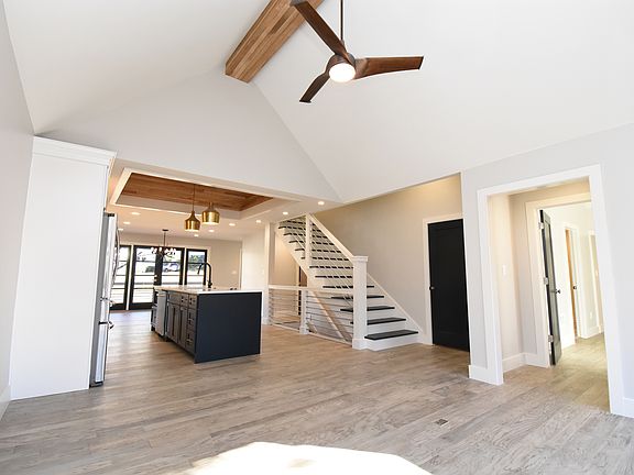 Living area and kitchen
