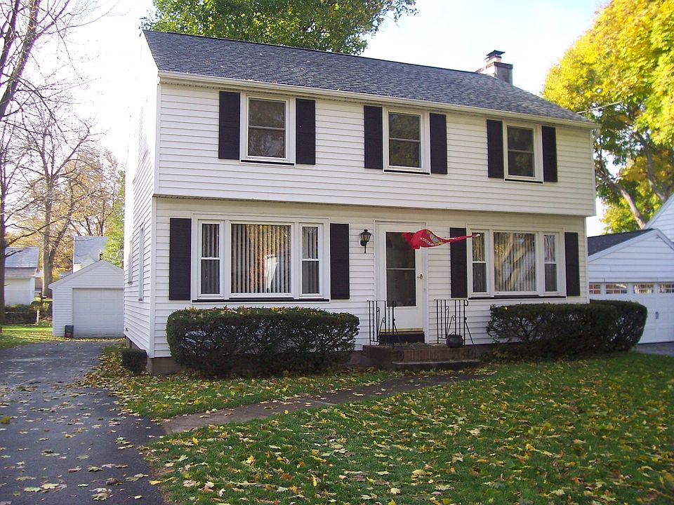 front of house in fall