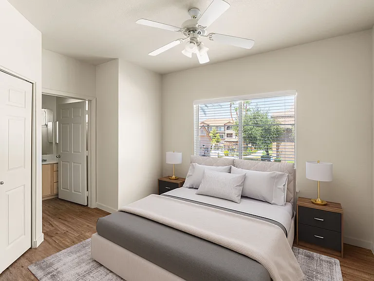 Spacious bedrooms that feel like home