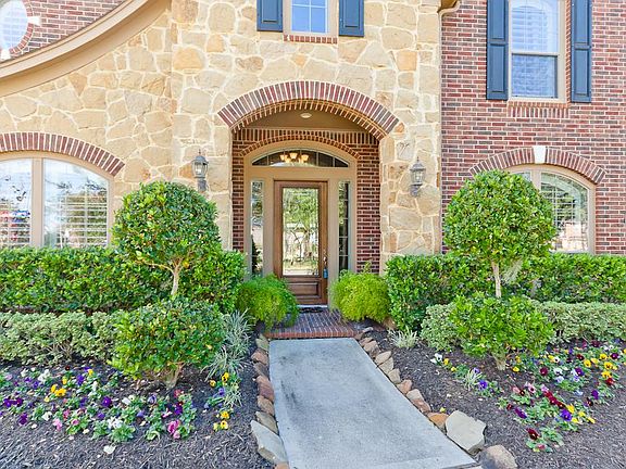 Beautiful stone and brick elevation. Located on a HUGE corner lot.