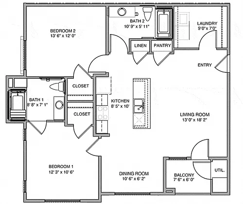 Floor plan B3
