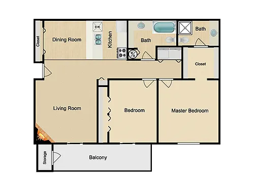 Floor plan B1 Silver
