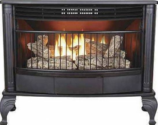 Cast Iron Style Fireplace