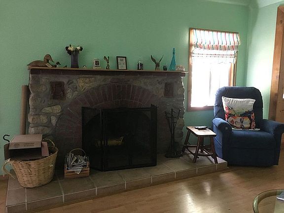 Stone Fireplace in LR
