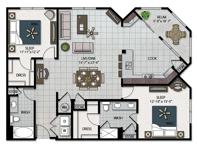 Floor plan C6a
