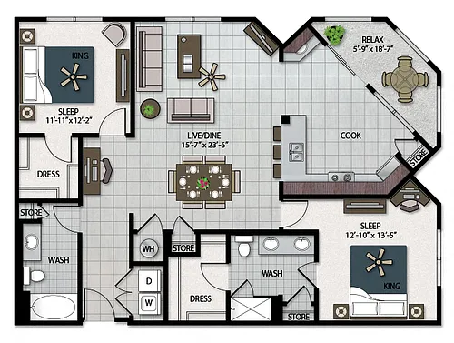 Floor plan C6a