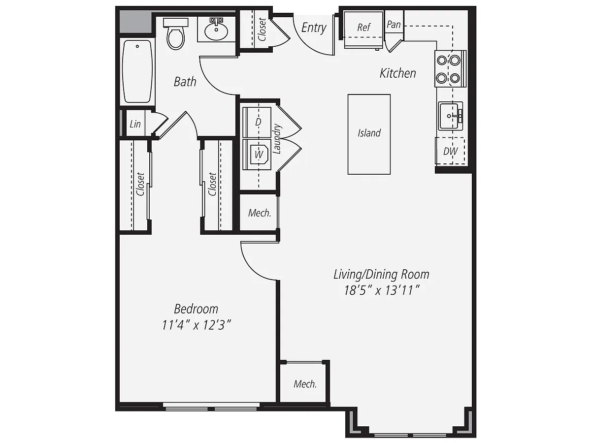Floor plan A2-734-2