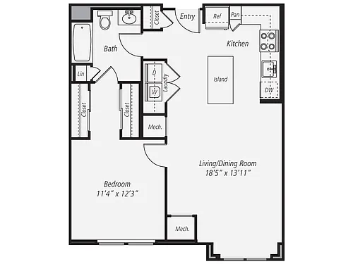 Floor plan A2-734-2