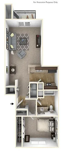 Floor plan Erie
