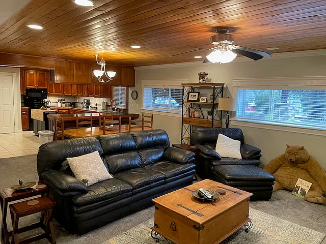 Open living/ dining