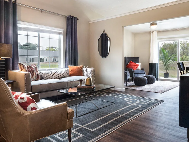 Flexible Living Space Plus Personal Patios