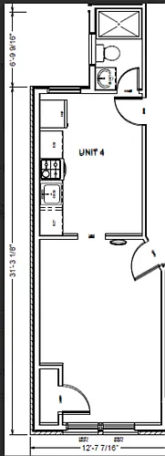 Floor plan 1 Bedroom
