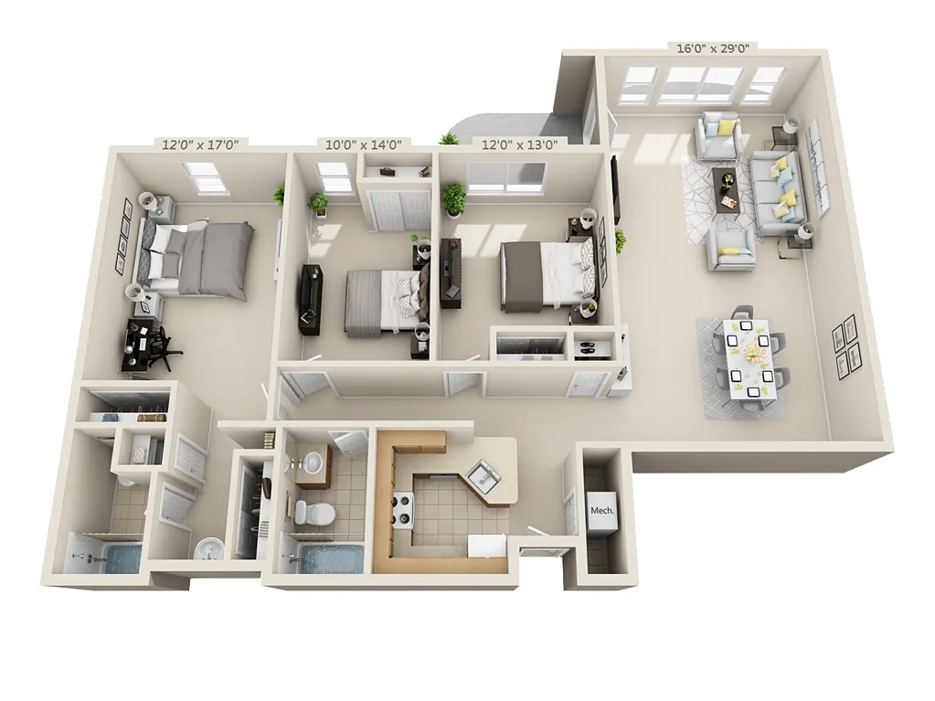 Floor plan The Falcon-River