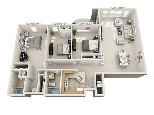 Floor plan The Falcon-River
