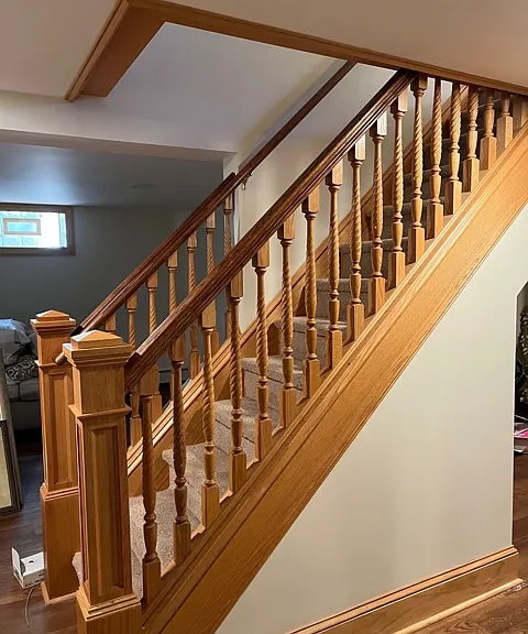 Basement steps