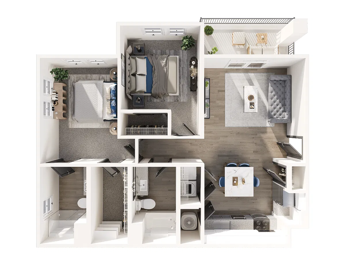 Floor plan Azalea (End)