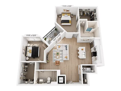 Floor plan Lullwater