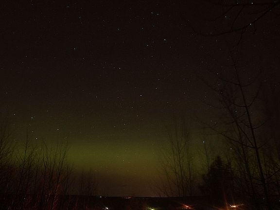 Northern Lights from deck