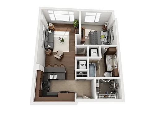 Floor plan Plan B (A1B)