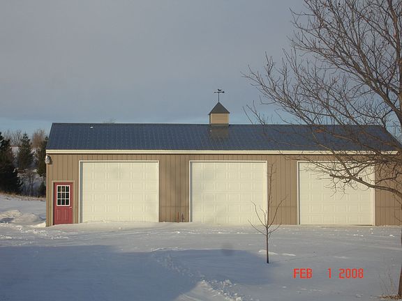 56x30 Pole Building for RV/Boat Storage and MORE