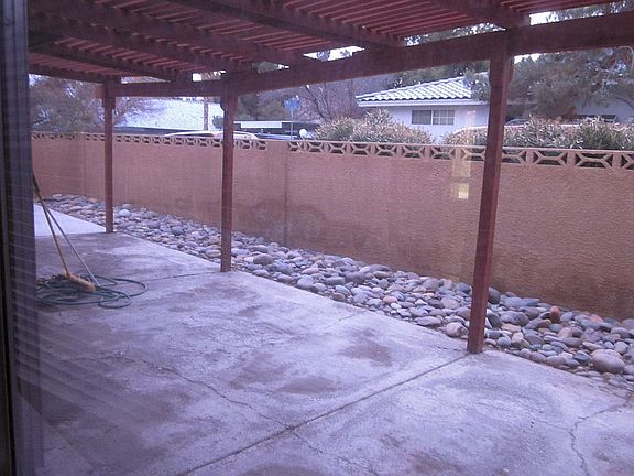 Backyard with Covered Patio