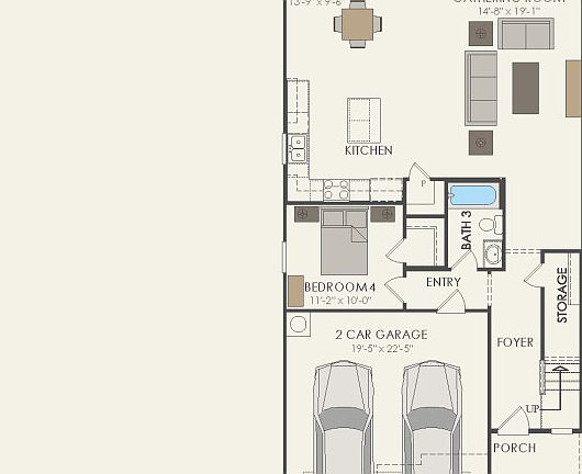 First Floor 4 br 3 ba