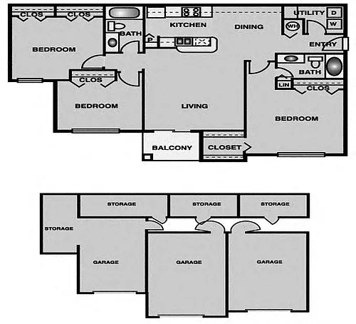 Floor plan PALC, PALC-R