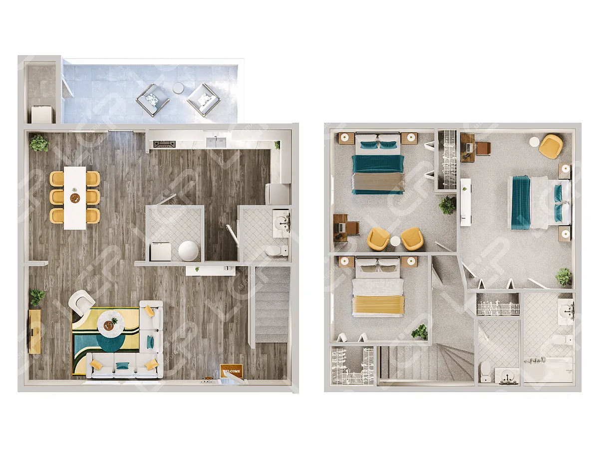 Floor plan Linville Falls