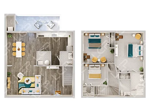 Floor plan Linville Falls