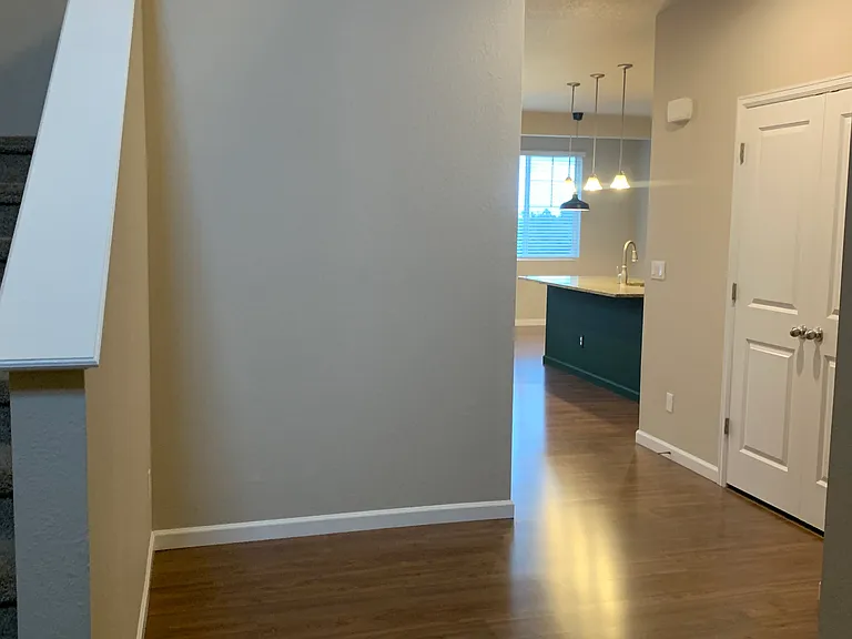 View from the entry and front door